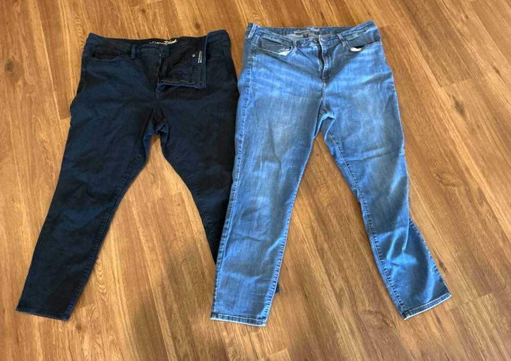 Universal Thread Women High Rise Skinny Jeans Lot of 2 Blue Black Size 18